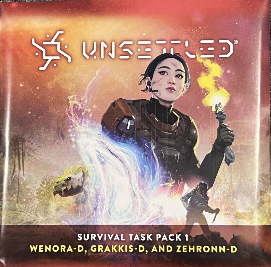 Unsettled: Survival Task Pack 1 board game cover