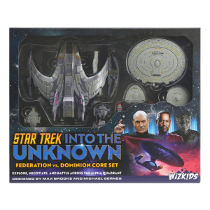 Star Trek: Into The Unknown – Federation vs. Dominion Core Set board game cover
