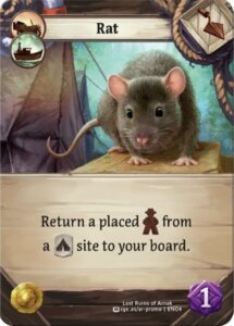 Lost Ruins of Arnak: Rat Promo Card board game cover