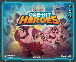 One-Hit Heroes board game cover