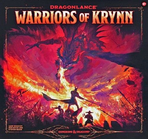 Dragonlance: Warriors of Krynn board game cover