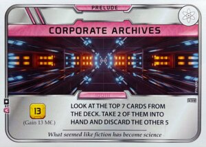 Terraforming Mars: Corporate Archives Promo Card board game cover