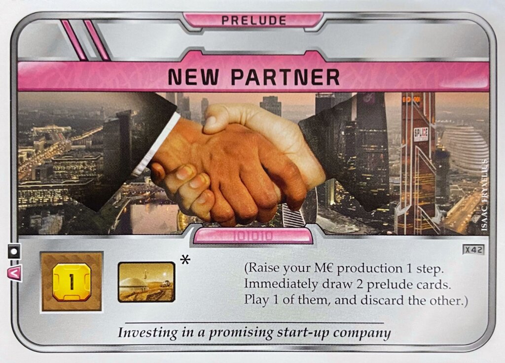 Terraforming Mars: New Partner Promo Card board game cover