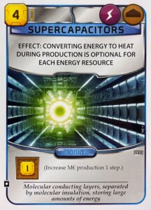 Terraforming Mars: Supercapacitors Promo Card board game cover