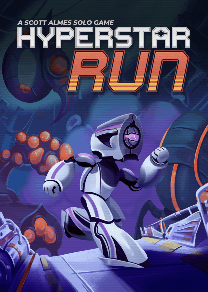Hyperstar Run board game cover