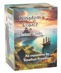 Kingdom Legacy: Distant Lands board game cover
