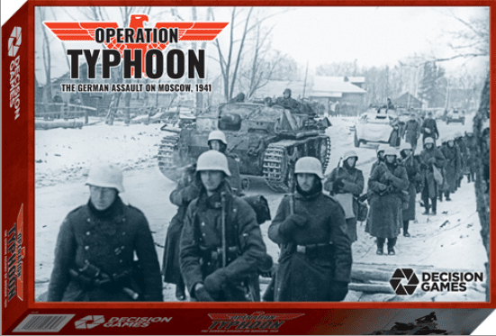 Operation Typhoon: The German Assault on Moscow, 1941 board game cover