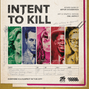 Intent to Kill board game cover