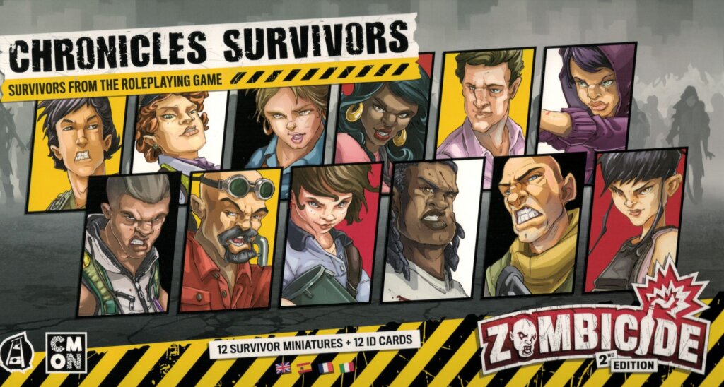 Zombicide (2nd Edition): Chronicles Survivor Set board game cover