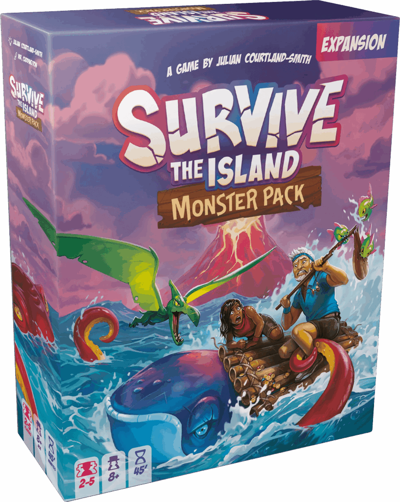 Survive The Island: Monster Pack board game cover