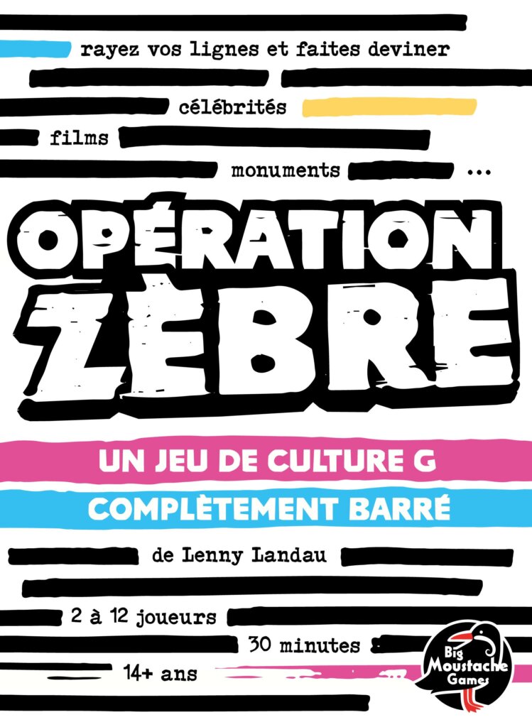 Opération Zèbre board game cover