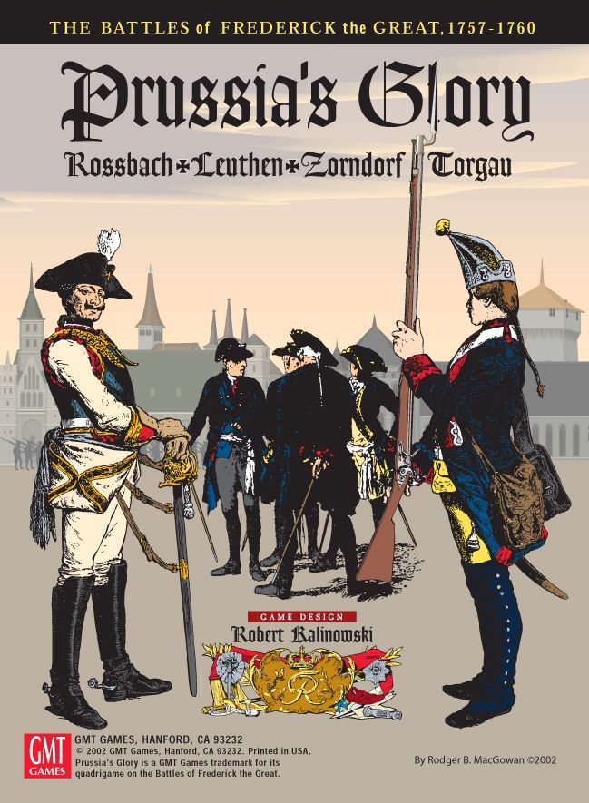 Prussia’s Glory: The Battles of Frederick the Great board game cover