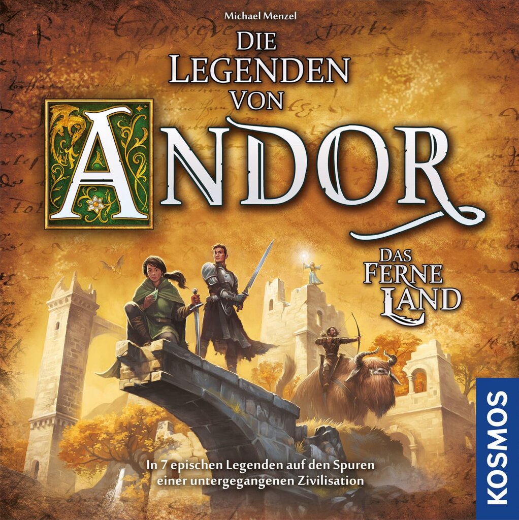 Die Legenden von Andor: Das ferne Land board game cover