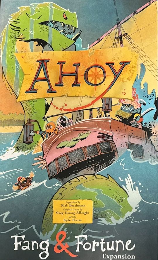 Ahoy: Fang & Fortune board game cover