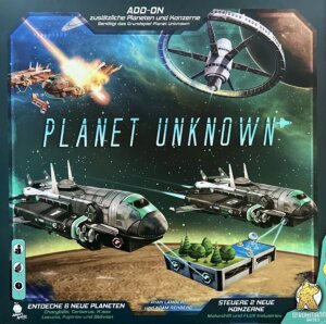 Planet Unknown: New Planets and Corporations board game cover