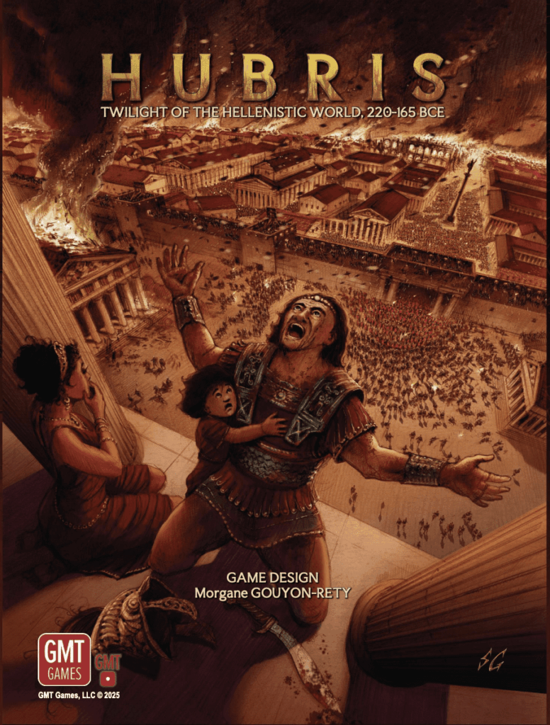 Hubris: Twilight of the Hellenistic World 220-165 BCE board game cover