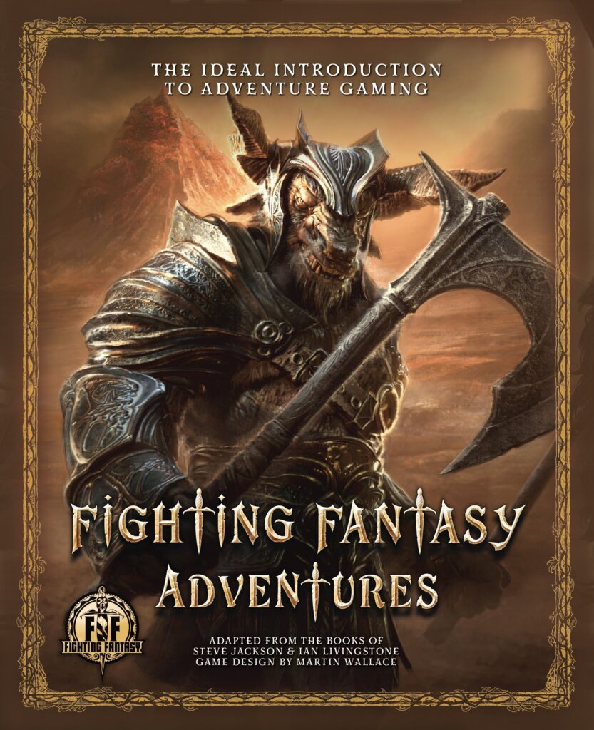 Fighting Fantasy Adventures board game cover