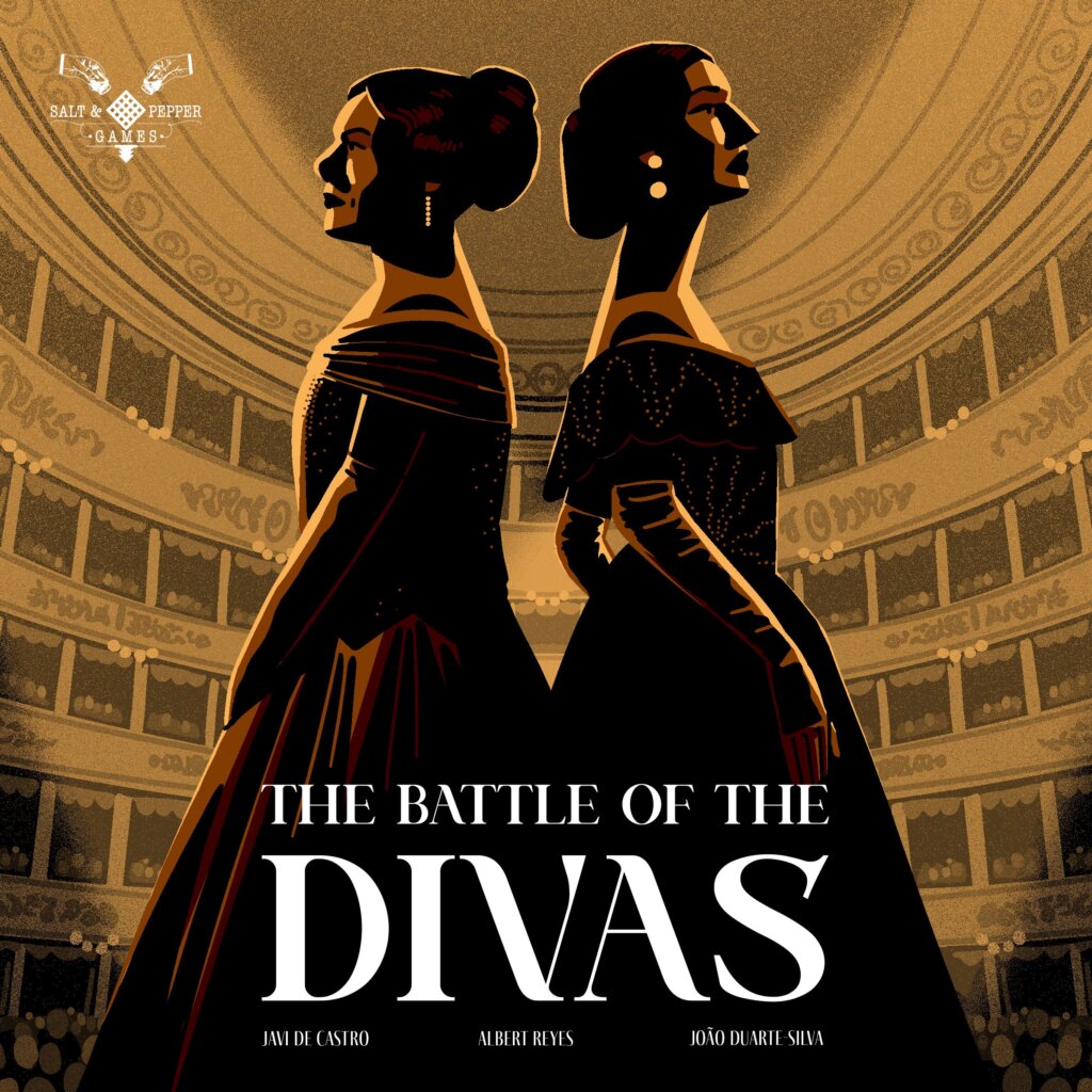 The Battle of the Divas board game cover