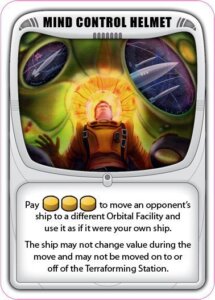 Alien Frontiers: The Mind Control Helmet board game cover