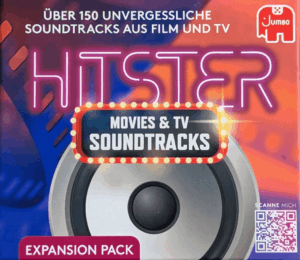 Hitster: Movies & TV Soundtracks board game cover