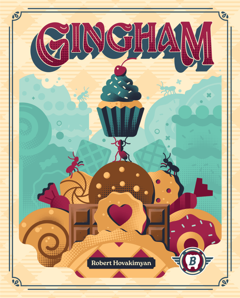 Gingham board game cover