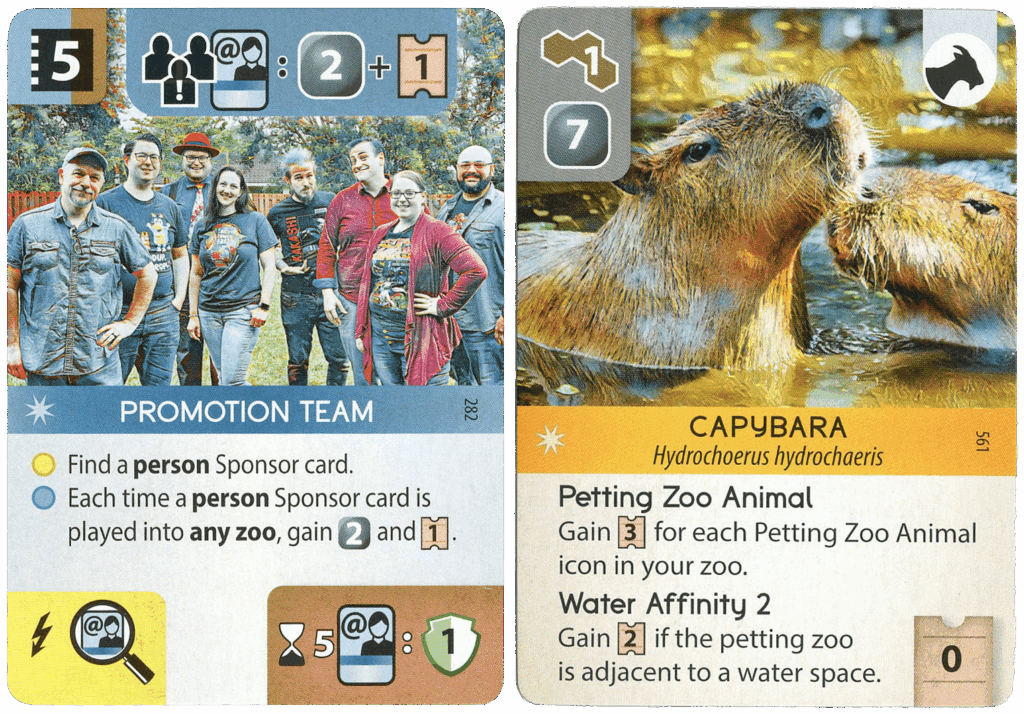 Ark Nova: Promotion Team & Capybara Promo Cards board game cover