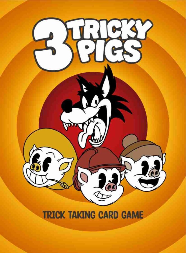 3 Tricky Pigs board game cover
