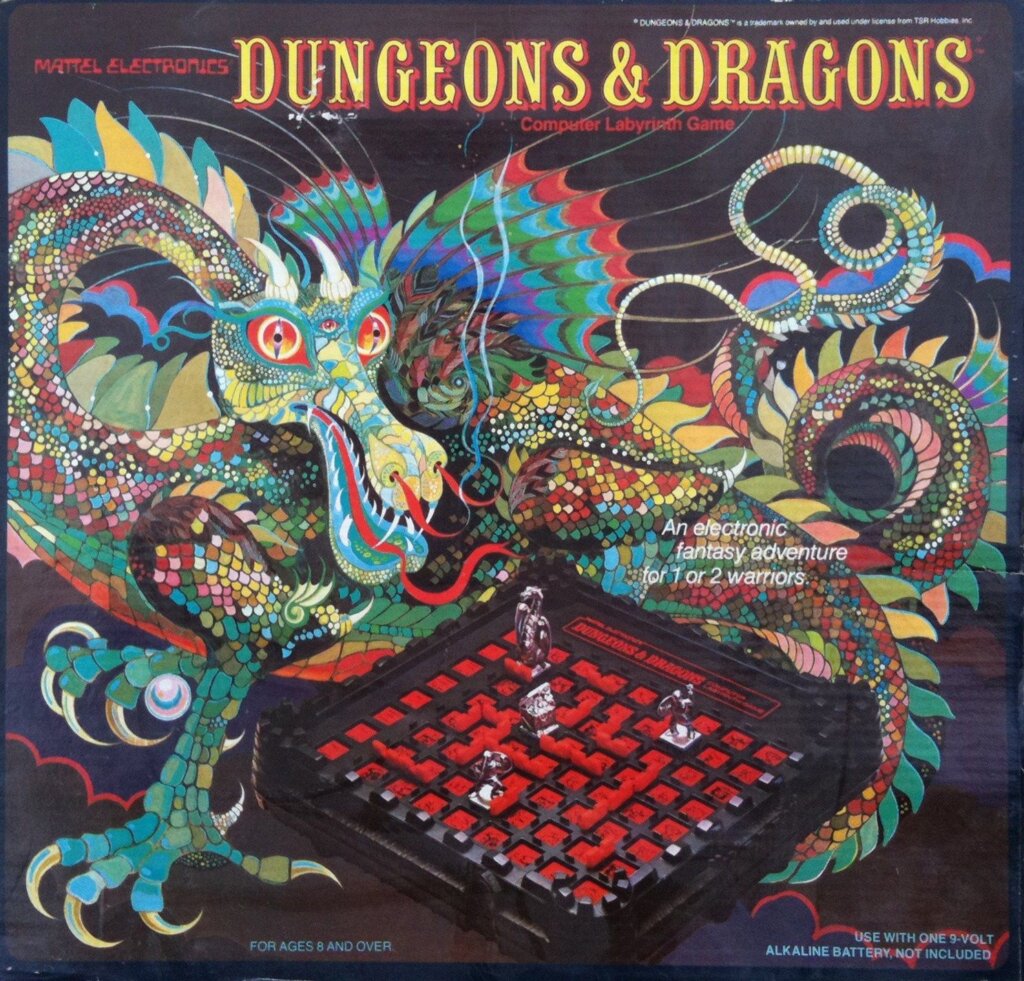Dungeons & Dragons Computer Labyrinth Game board game cover