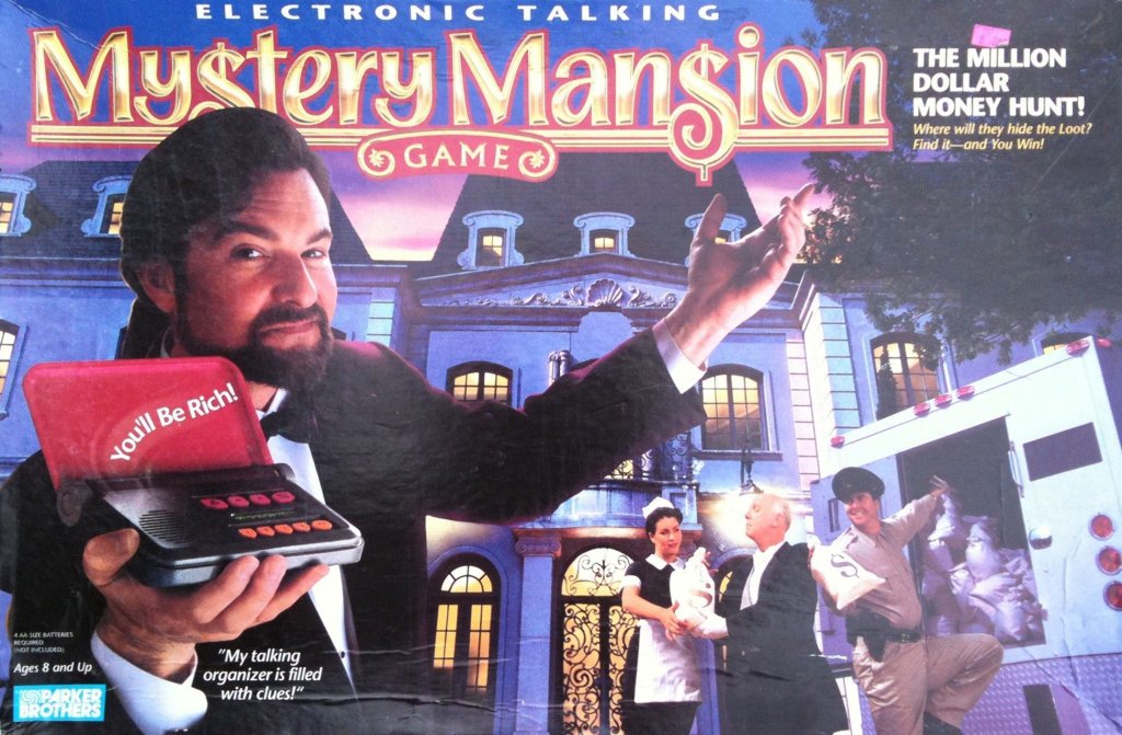 Electronic Talking Mystery Mansion board game cover