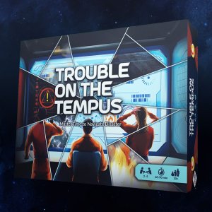 Trouble on the Tempus board game cover