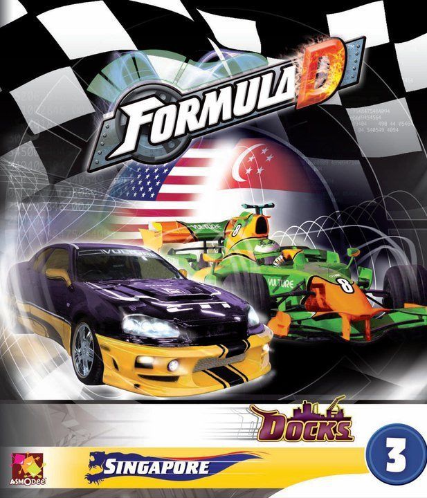 Formula D: Circuits 3 – Singapore & The Docks board game cover