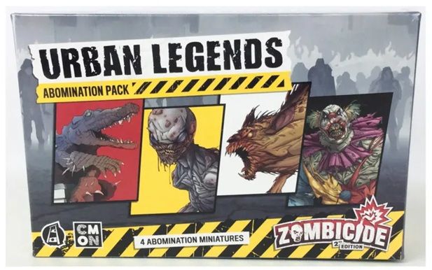 Zombicide (2nd Edition): Urban Legends Abominations board game cover