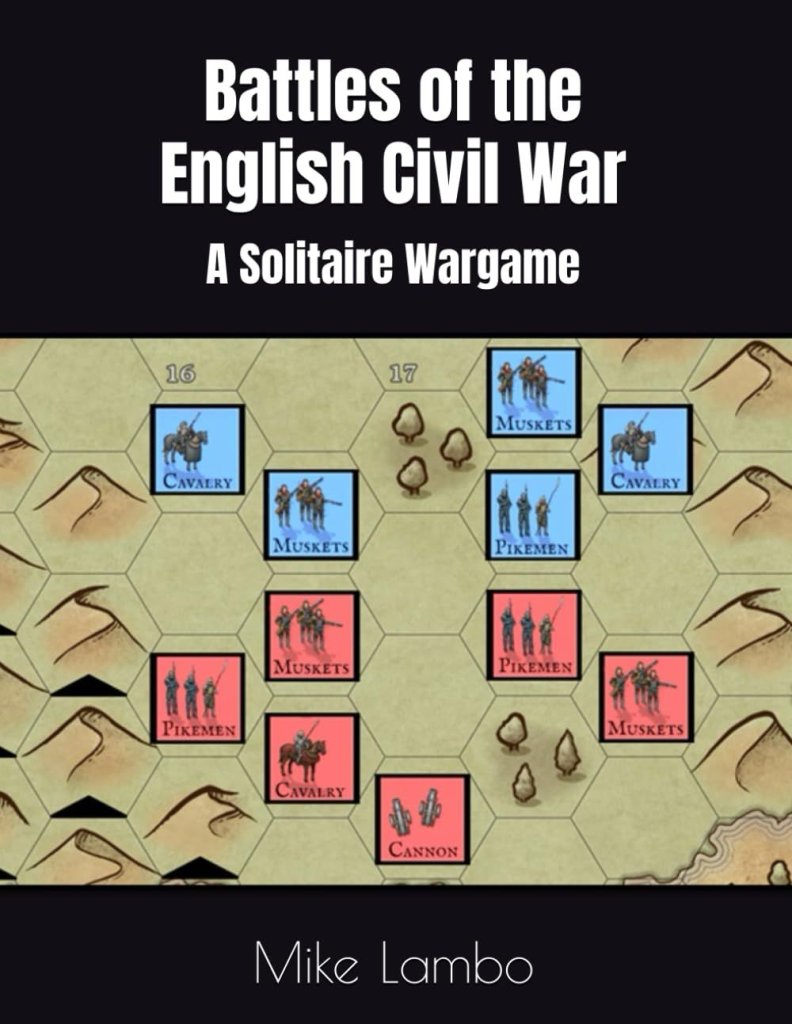 Battles of the English Civil War: A Solitaire Wargame board game cover
