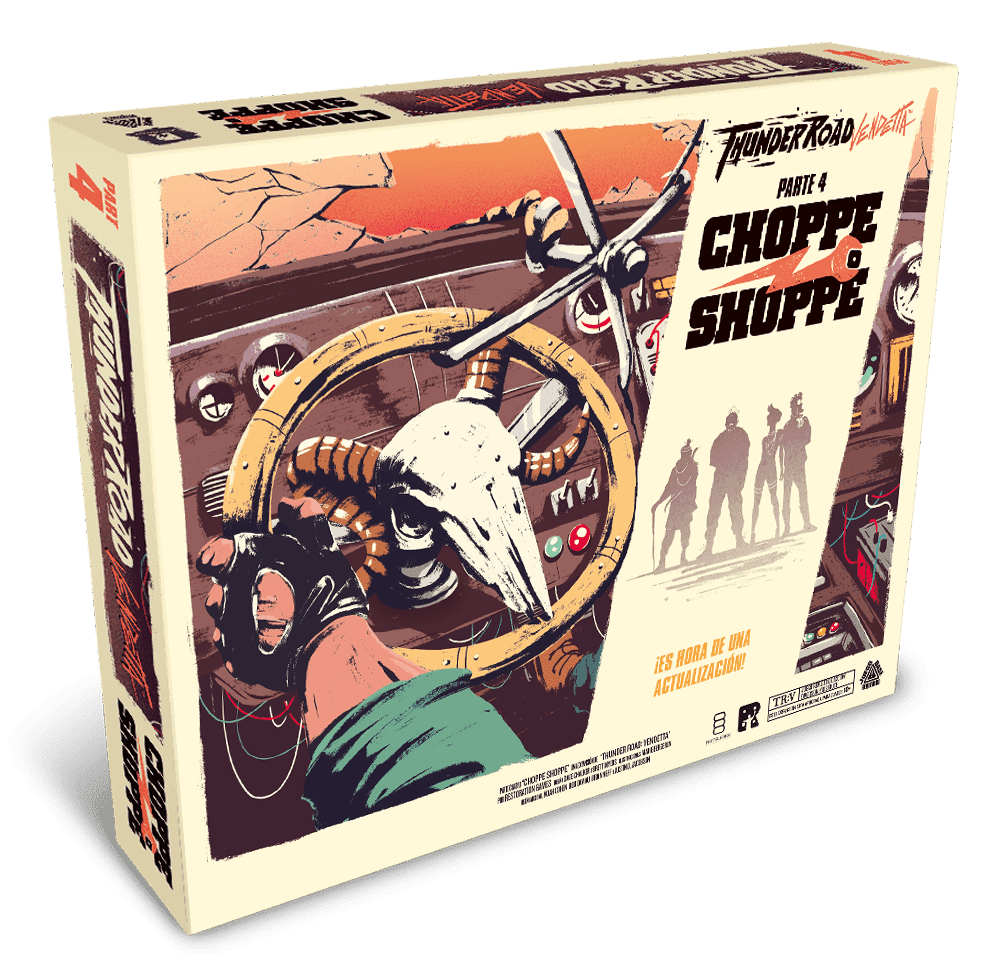 Thunder Road: Vendetta – Choppe Shoppe board game cover