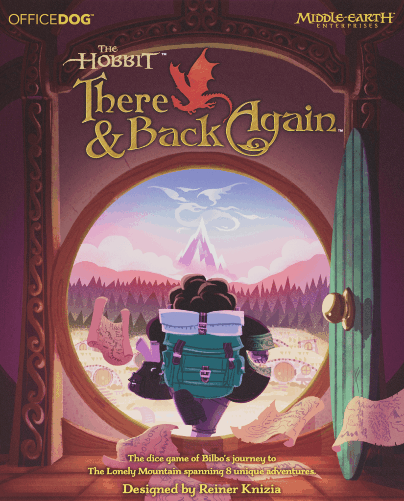 The Hobbit: There & Back Again board game cover