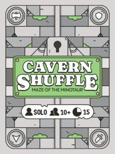 Cavern Shuffle: Maze of the Minotaur board game cover