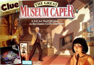 Clue: The Great Museum Caper board game cover