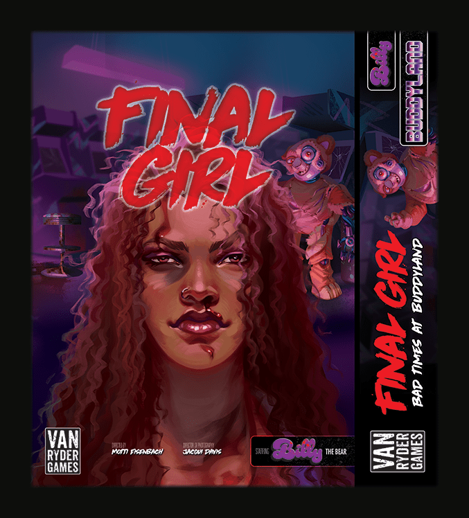 Final Girl: Bad Times at Buddyland board game cover