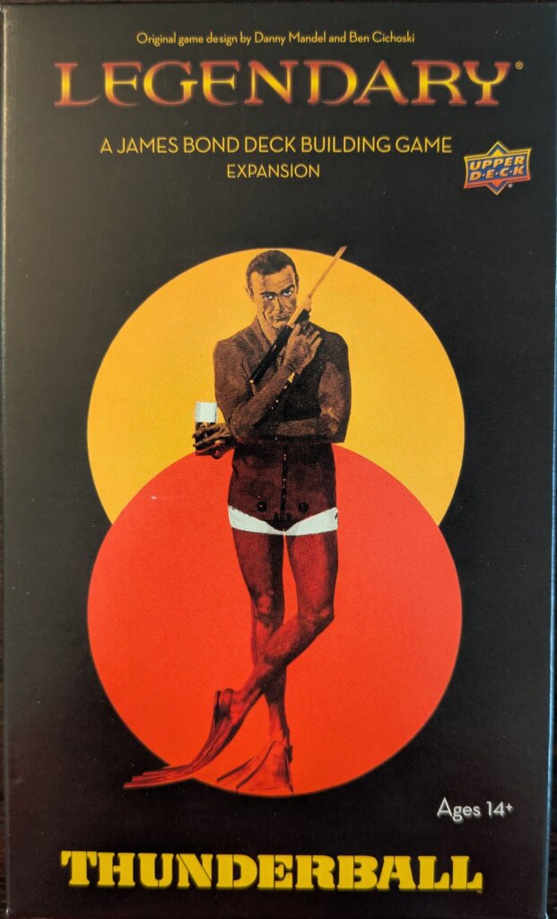 Legendary: A James Bond Deck Building Game – Thunderball board game cover