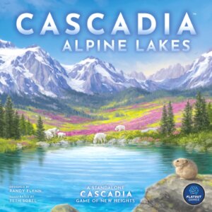 Cascadia: Alpine Lakes board game cover