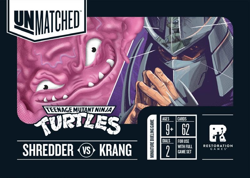 Unmatched Adventures: Teenage Mutant Ninja Turtles – Shredder and Krang board game cover