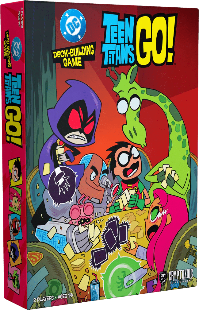 DC Deck-Building Game: Teen Titans Go! board game cover