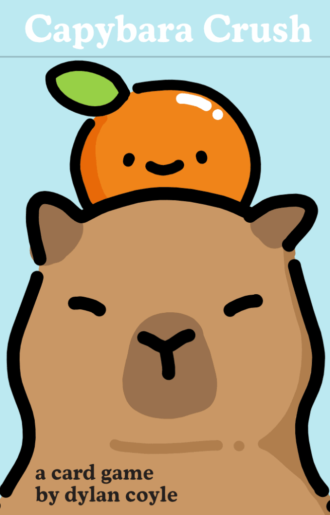 Capybara Crush board game cover