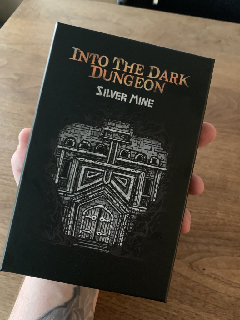 Into The Dark Dungeon: Silver Mine board game cover