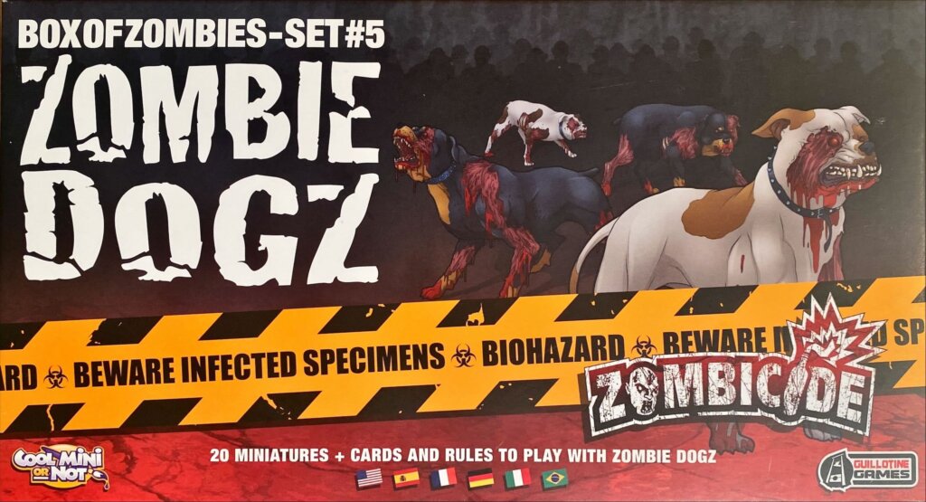 Zombicide: Box of Zombies – Set #5: Zombie Dogz board game cover
