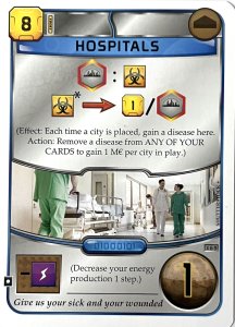 Terraforming Mars: Hospitals Promo Card board game cover