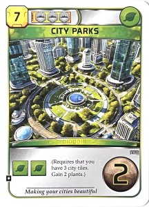Terraforming Mars: City Parks Promo Card board game cover