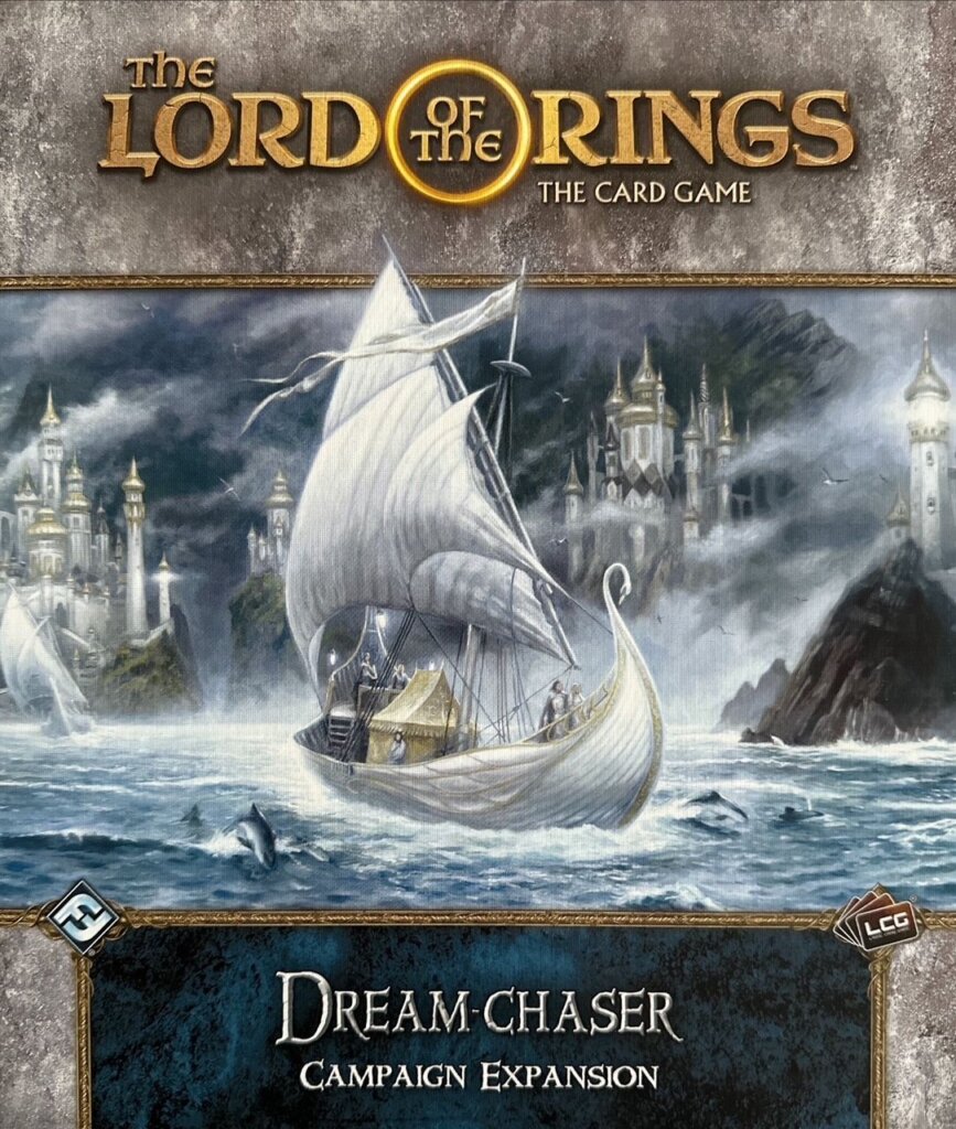 The Lord of the Rings: The Card Game – The Dream-chaser Campaign Expansion board game cover