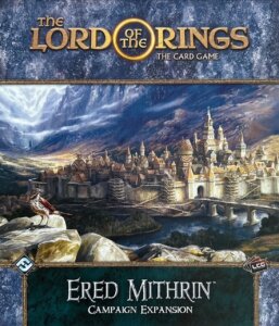 The Lord of the Rings: The Card Game – Ered Mithrin Campaign Expansion board game cover