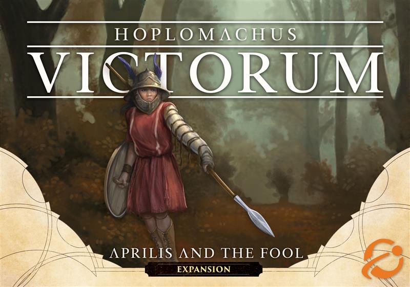 Hoplomachus: Victorum – Aprilis and the Fool board game cover